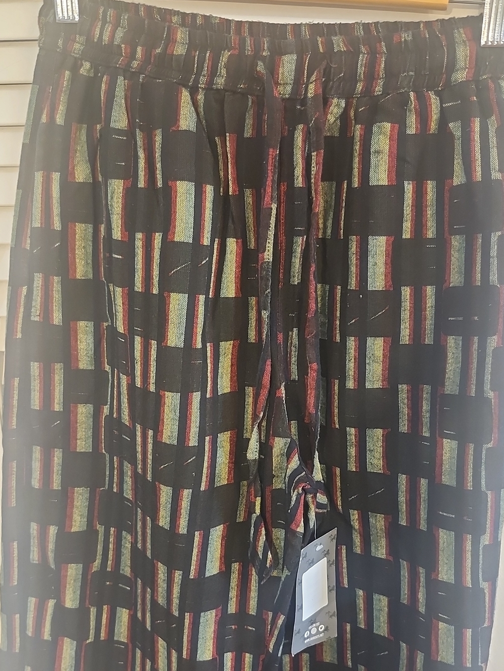 Jah Roots "Rasta" Checkered Trousers - Picture 3 of 9